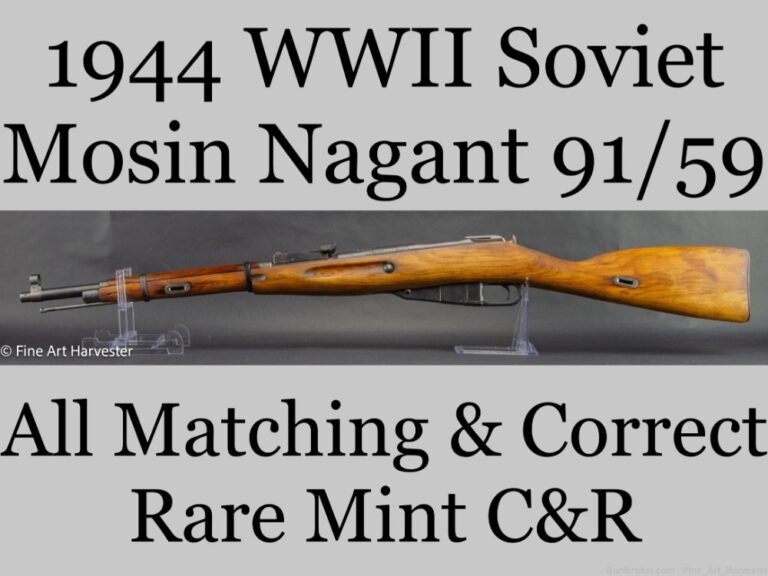 Mosin Nagant Ex-Sniper 1943 WW2